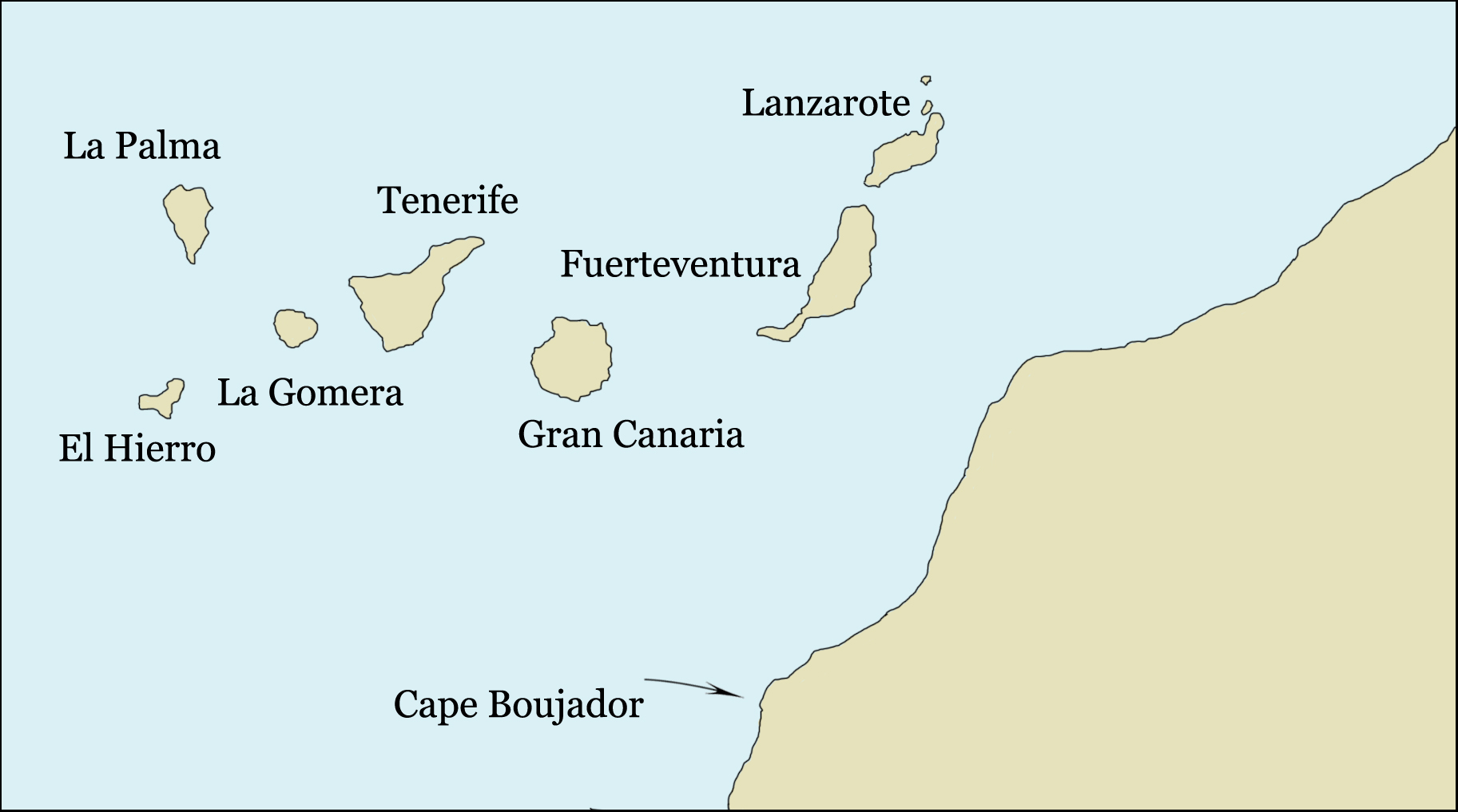 Map Canary Islands Copy 